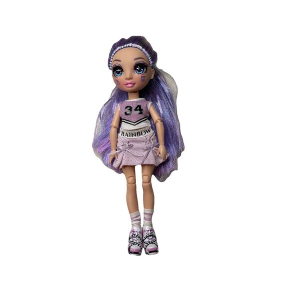 Rainbow High Cheer Violet Willow Purple Fashion Doll Cheerleader - Picture 6 of 6